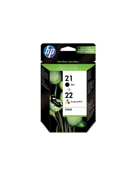Multipack 2 cartuchos de tinta ORIGINAL SD367AE - nº21 + nº22