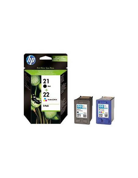 Multipack 2 cartuchos de tinta ORIGINAL SD367AE - nº21 + nº22