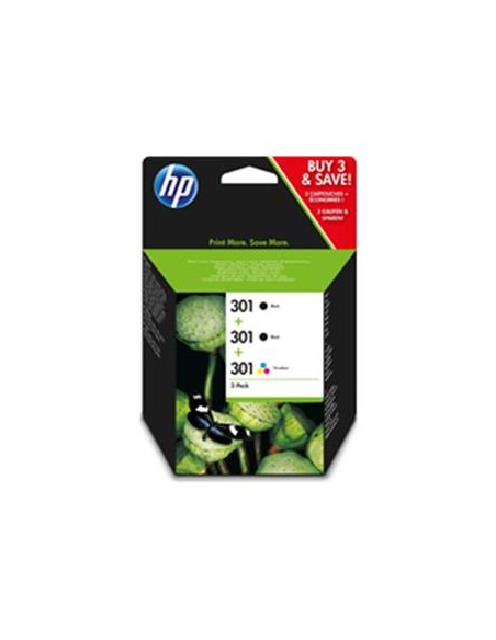 Multipack 3 cartuchos de tinta ORIGINAL E5Y87EE - 2 x nº301BK + 1 x nº301C