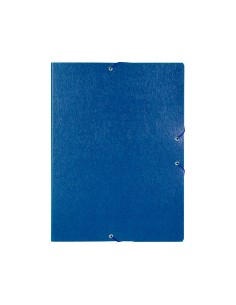 CI | Carpeta proyectos liderpapel folio lomo 50mm carton gofrado azul 2