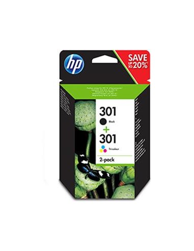 Multipack 2 cartuchos de tinta ORIGINAL N9J72AE - nº301BK + Nº301C