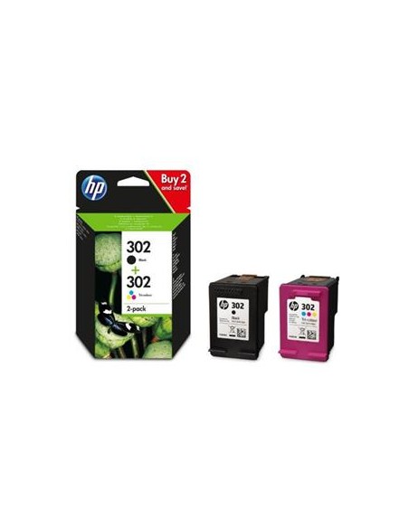 Multipack 2 cartuchos de tinta ORIGINAL X4D37AE - nº302BK + nº302C