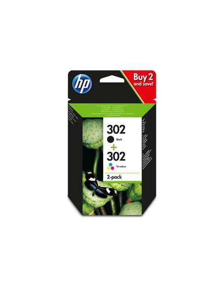 Multipack 2 cartuchos de tinta ORIGINAL X4D37AE - nº302BK + nº302C