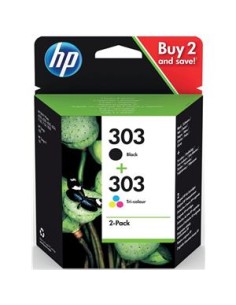 Multipack 2 cartuchos de tinta ORIGINAL 3YM92AE - nº303BK... 2