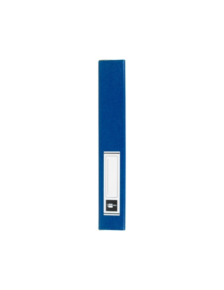 CI | Carpeta proyectos liderpapel folio lomo 50mm carton gofrado azul