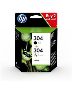 Multipack 2 cartuchos de tinta ORIGINAL 3JB05AE - nº304BK...