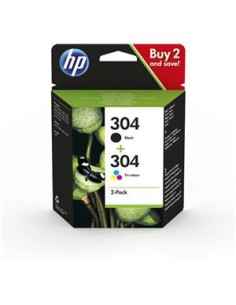 Multipack 2 cartuchos de tinta ORIGINAL 3JB05AE - nº304BK... 2