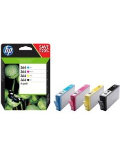 Multipack 4 cartuchos de tinta ORIGINAL N9J73AE - nº364