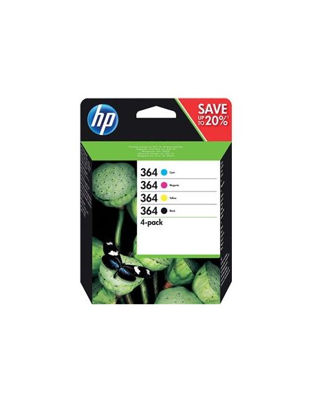 Multipack 4 cartuchos de tinta ORIGINAL N9J73AE - nº364