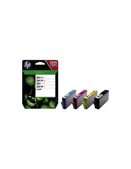 Multipack 4 cartuchos de tinta ORIGINAL N9J73AE - nº364