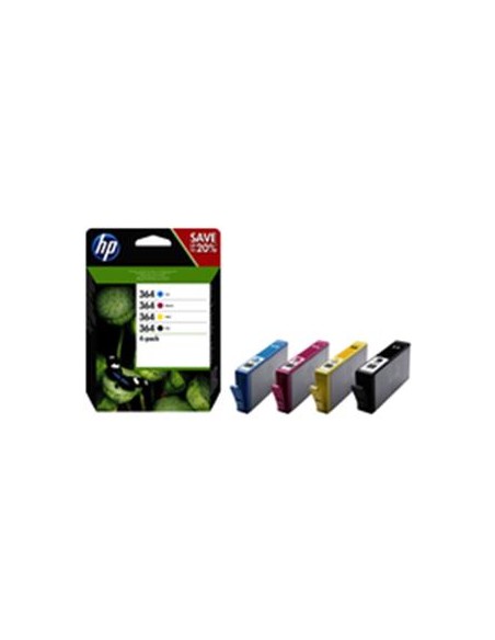 Multipack 4 cartuchos de tinta ORIGINAL N9J73AE - nº364