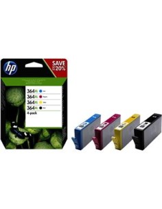 Multipack 4 cartuchos de tinta ORIGINAL N9J74AE - nº364XL 2