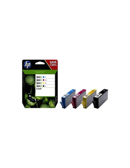 Multipack 4 cartuchos de tinta ORIGINAL N9J74AE - nº364XL