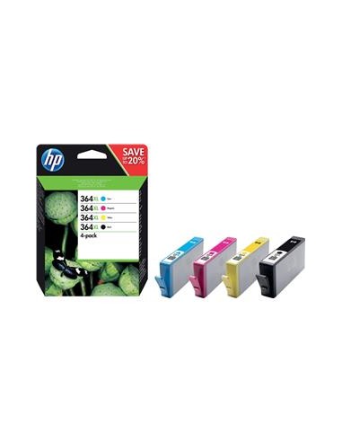 Multipack 4 cartuchos de tinta ORIGINAL N9J74AE - nº364XL