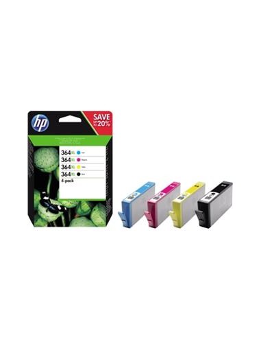 Multipack 4 cartuchos de tinta ORIGINAL N9J74AE - nº364XL