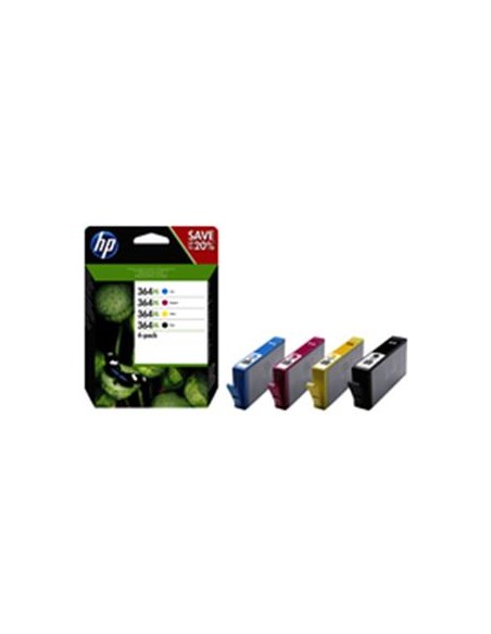 Multipack 4 cartuchos de tinta ORIGINAL N9J74AE - nº364XL