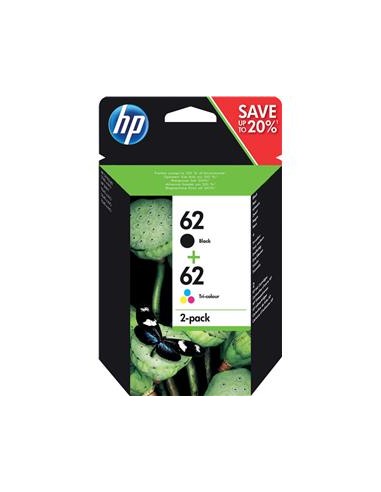 Multipack 2 cartuchos de tinta ORIGINAL N9J71AE - nº62BK + nº62C