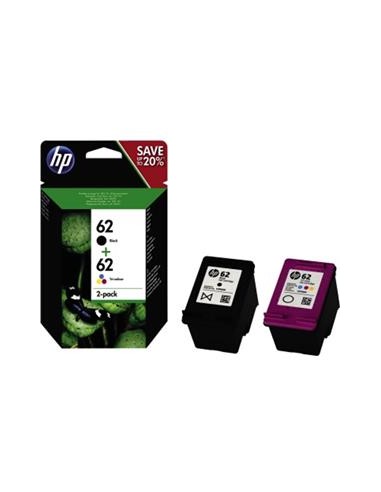 Multipack 2 cartuchos de tinta ORIGINAL N9J71AE - nº62BK + nº62C