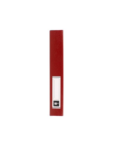 CI | Carpeta proyectos liderpapel folio lomo 50mm carton gofrado roja