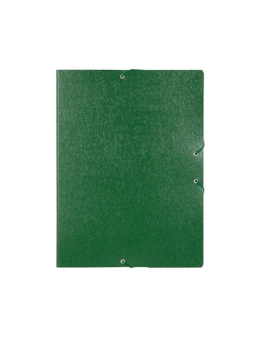 CI | Carpeta proyectos liderpapel folio lomo 50mm carton gofrado verde