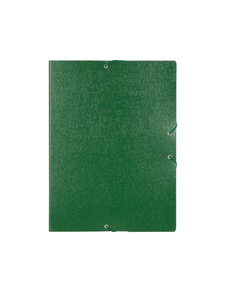 CI | Carpeta proyectos liderpapel folio lomo 50mm carton gofrado verde