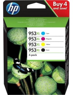 Multipack 4 cartuchos de tinta ORIGINAL 3HZ52AE - nº953XL