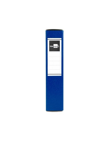 CI | Carpeta proyectos liderpapel folio lomo 70mm carton gofrado azul