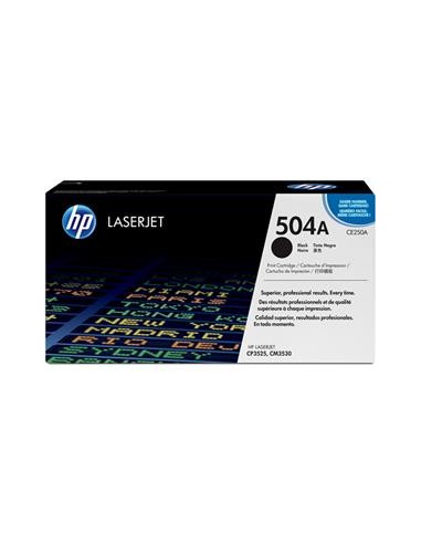 Cartucho de toner ORIGINAL CE250A - nº504ABK