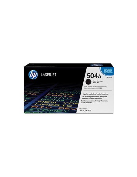 Cartucho de toner ORIGINAL CE250A - nº504ABK