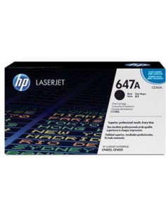 Cartucho de toner ORIGINAL CE260A - nº647ABK