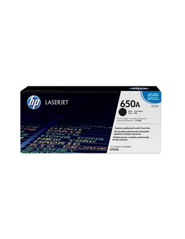 Cartucho de toner ORIGINAL CE270A - nº650ABK