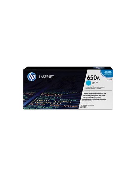 Cartucho de toner ORIGINAL CE271A - nº650AC
