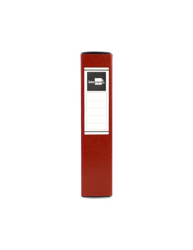 CI | Carpeta proyectos liderpapel folio lomo 70mm carton gofrado roja
