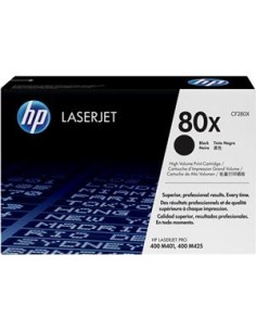 Cartucho de toner ORIGINAL CF280X - nº80X 2