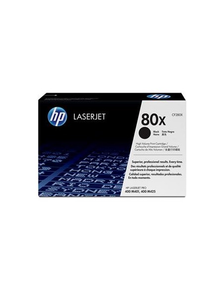 Cartucho de toner ORIGINAL CF280X - nº80X