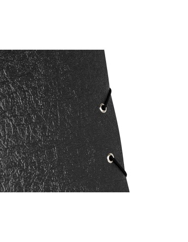 CI | Carpeta proyectos liderpapel folio lomo 90mm carton gofrado negra