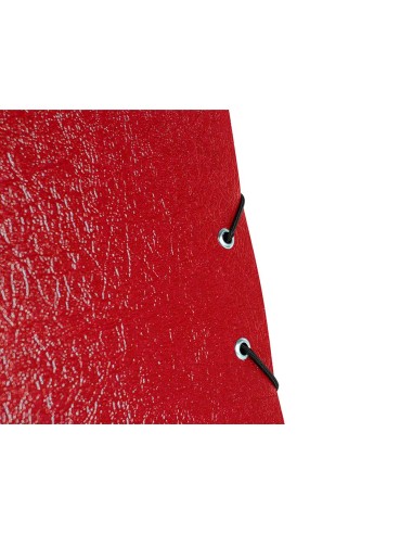 CI | Carpeta proyectos liderpapel folio lomo 90mm carton gofrado roja