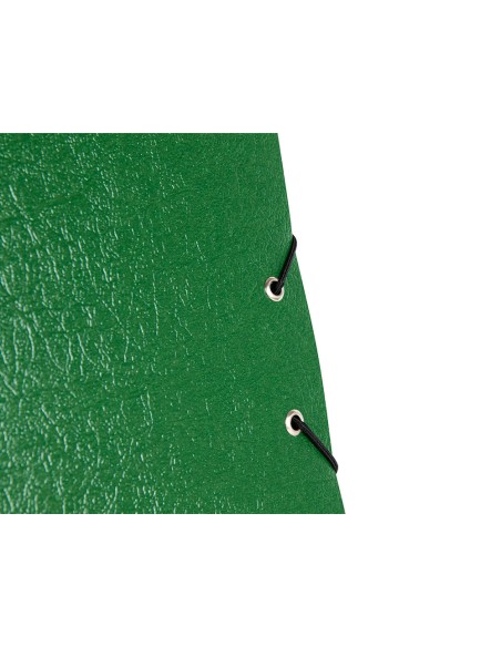 CI | Carpeta proyectos liderpapel folio lomo 90mm carton gofrado verde